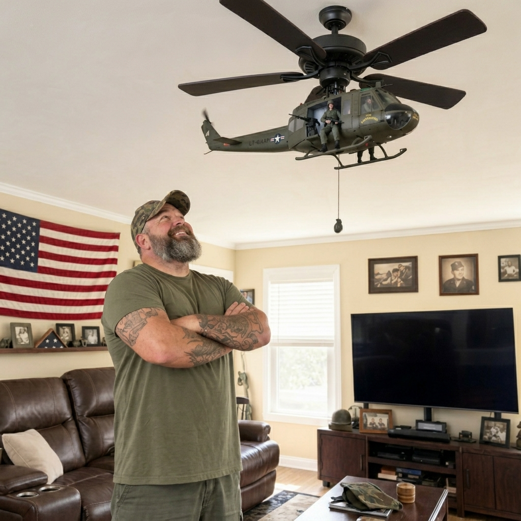 CeilingChopper™ Helicopter Fan Attachment